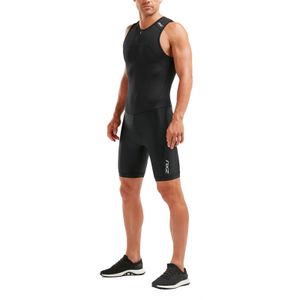 Santic Herren Triathlonanzug Langarm - Einteiler Trisuit